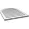 Ekena Millwork Round Top Surface Mount PVC Gable Vent w/ 2"W x 1-1/2"P Brickmould Frame, 24"W x 32"H GVPRT24X3202SN - alternate 4